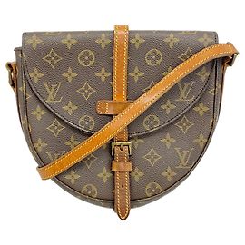 Sac à épaule Louis Vuitton Monogram Chantilly MM Marron