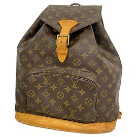 Louis Vuitton Monogram Montsouris GM Backpack Brown