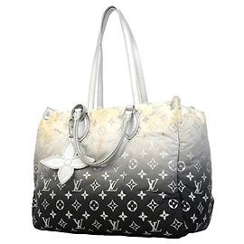 Louis Vuitton Monogram Nylon Tote Bag Braun