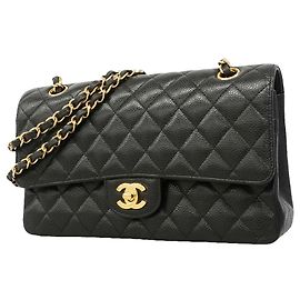 Borsa a tracolla Chanel Matelassé Nera Nero