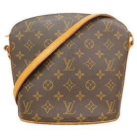 Bolsa de Ombro Louis Vuitton Monogram Druot Marrom
