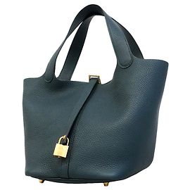 Hermès Borsa Hermes Picotin Lock MM Verde