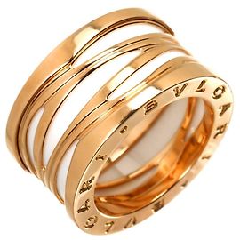Bulgari Anillo Bvlgari B-zero1 Legend Blanco Dorado