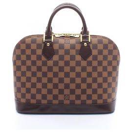 Sac à main Louis Vuitton Alma Damier Ebene Marron