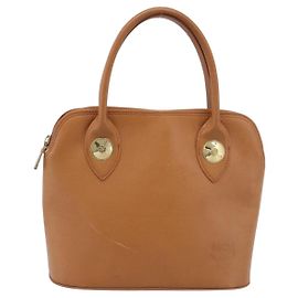MCM Vintage Leather Handbag Brown Brown