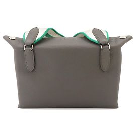 Hermès Hermes Videpoches Shoulder Handbag Grey