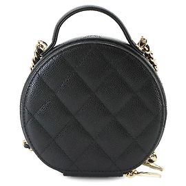Petit sac vanity Chanel Matelassé Noir