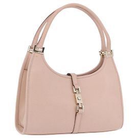 Borsa GUCCI Jackie in pelle rosa e oro 002 1068 2404 Auth 200338V Rosa D'oro