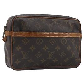 LOUIS VUITTON Monogram Compiegne 23 Clutch Bag M51847 LV Auth 199530 Monograma