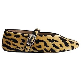 Autre Marque Ballerines Le Monde Beryl en velours jaune Jaune
