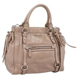 Bolsa de Mão Miu Miu Vitellolux 2way Pink Silver Auth 202001A Prata Rosa