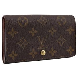 LOUIS VUITTON Monogram Portefeuille Tresol Wallet M61736 LV Auth bs36808 Monogramma