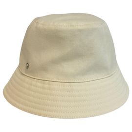 Hermès Sombrero HERMES Eden de algodón Blanco