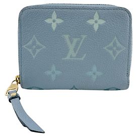 Carteira Bi-fold Louis Vuitton Monogram Empreinte Azul