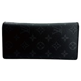 Carteira Longa Louis Vuitton Monogram Eclipse Preto