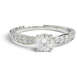 Tiffany & Co. Platin-Diamant-Bandring Andere