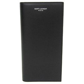 Saint Laurent Classical Continental Geldbörse Schwarz