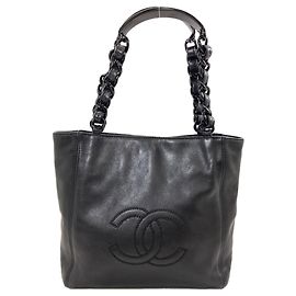 Borsa Tote Chanel Coco Mark Nero