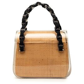 Salvatore Ferragamo Bolso Ferragamo de acrílico blanco Blanco