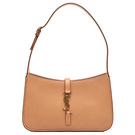 Saint Laurent Brown Smooth Calfskin Le 5 a 7 Brown Light brown