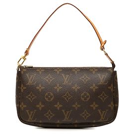 Louis Vuitton Brown Monogram Pochette Accessoires Brown