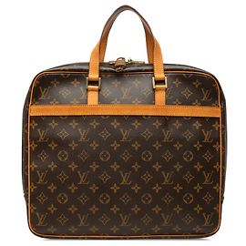 Louis Vuitton Brown Monogram Pegase Porte Documents Marrom