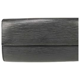 Louis Vuitton Epi Leather Long Wallet Black