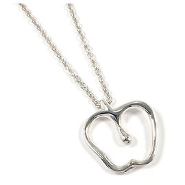 Tiffany & Co. Apple Necklace by Elsa Peretti Silvery