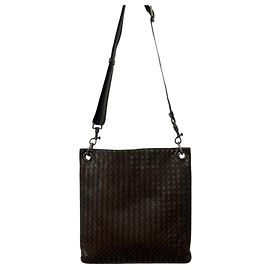 Sac à épaule Bottega Veneta Intrecciato D4 Marron