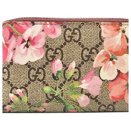Portefeuille long Gucci rose Rose