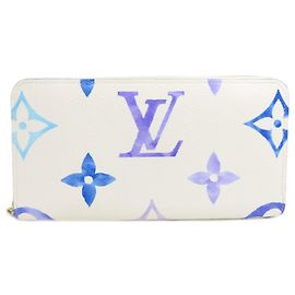 Cartera Larga Louis Vuitton Monogram Giant Blanco Azul