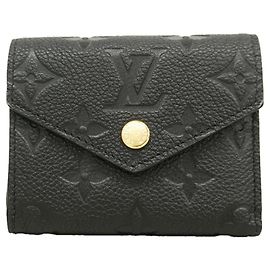 Louis Vuitton Tri-fold Wallet in Noir Black