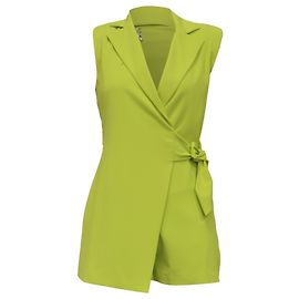 Combishort Patrizia Pepe en polyester vert néon Vert