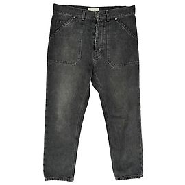 Vaqueros cortos lavados Nanushka en algodón gris Gris