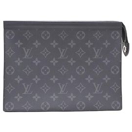 Louis Vuitton Monogram Eclipse Pochette Voyage MM Clutch Bag Multiple colors