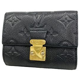 Cartera Tri-fold Louis Vuitton en Noir Negro