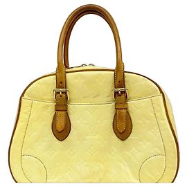Sac à main Louis Vuitton Vernis Summit Drive Blanc