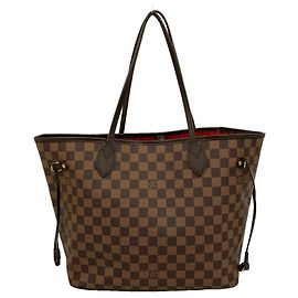 Sac cabas Louis Vuitton Damier Neverfull MM Damier ebène