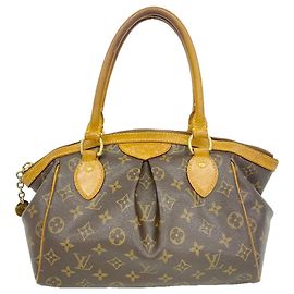Sac à main Louis Vuitton Monogram Tivoli PM Marron
