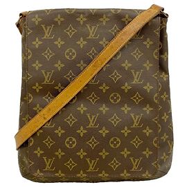 Borsa a tracolla Louis Vuitton Monogram Musette Marrone
