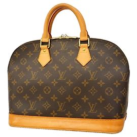 Borsa Louis Vuitton Alma Monogram Marrone