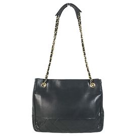 Borsa Chanel Vintage Matelassé Quilted Nero