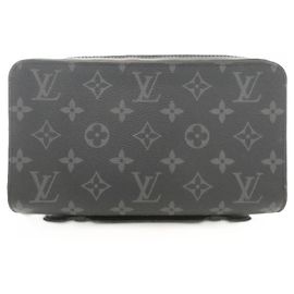 Louis Vuitton Monogram Eclipse Zippy XL Wallet Black