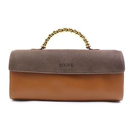 Loewe Brown Leather Handbag Brown