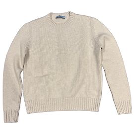 Pull Prada en laine et cachemire beige Beige