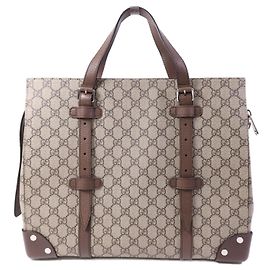 Gucci GG supreme handbag Canvas N/a Beige