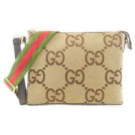 Borsa a tracolla Gucci GG Canvas Marrone Cammello