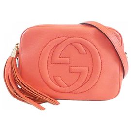 Bolsa de Ombro em Couro Gucci - Pink Rosa