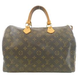 Bolsa Boston Louis Vuitton Monogram Speedy Marrom