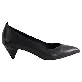 Isabel Marant Black Leather Heels Size 38 Black